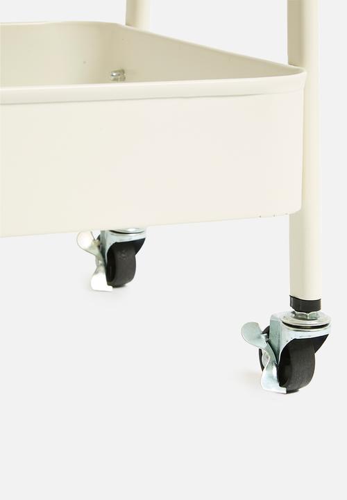 Storage Solutions - Wheely storage rack - off white