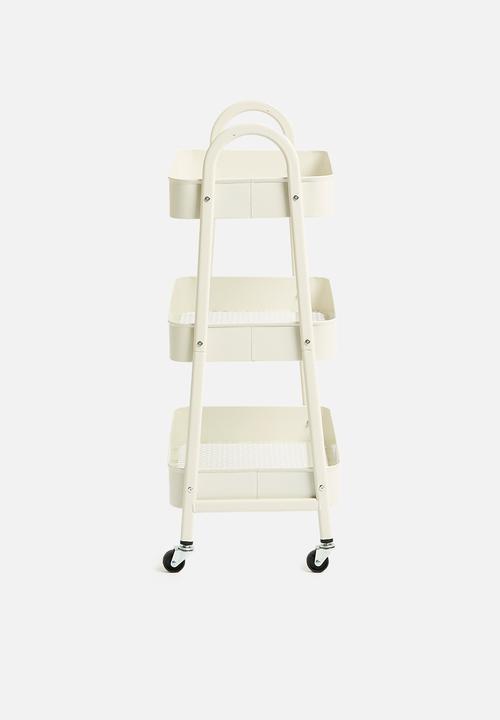 Storage Solutions - Wheely storage rack - off white