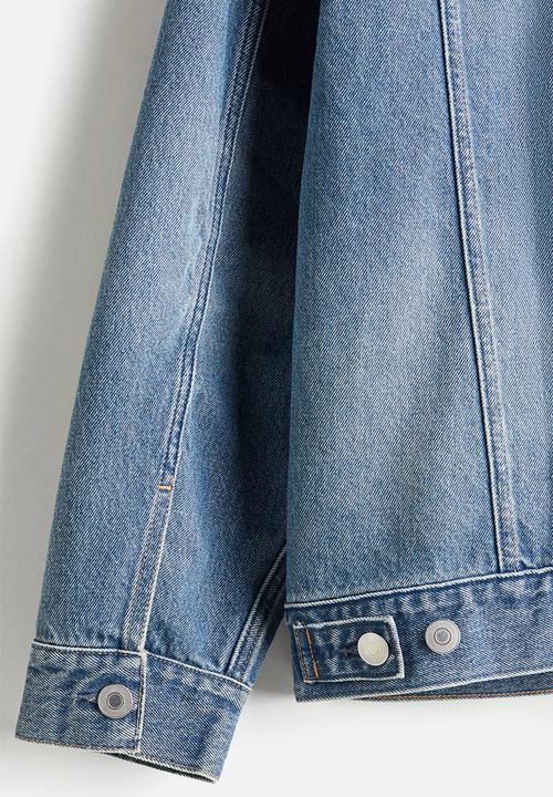 H&M - Loose fit denim jacket - light denim blue 