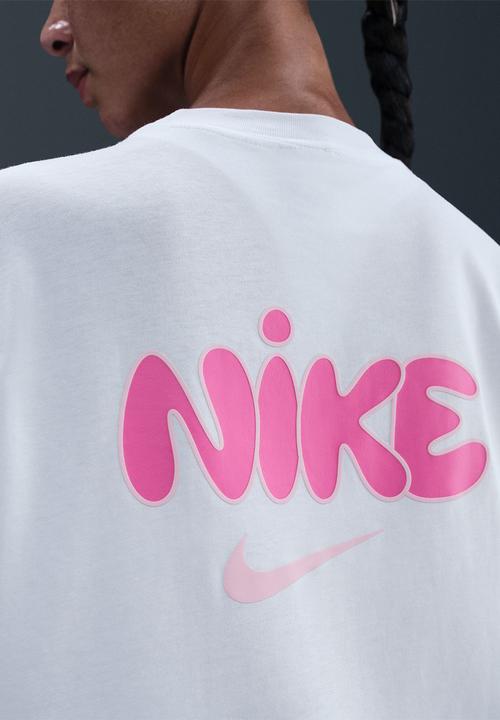 Nike - W Nsw Classics Os Tee - White/Pink Foam