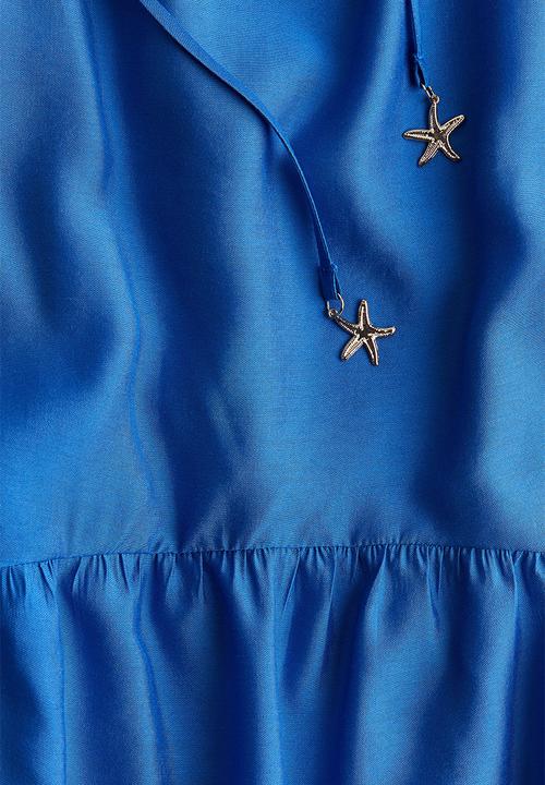 H&M - Drawstring-detail dress - bright blue