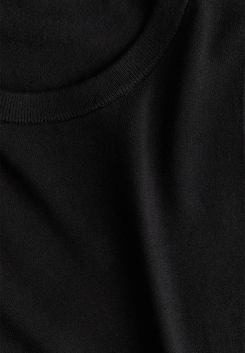 H&M - Fine-knit sweater vest - black
