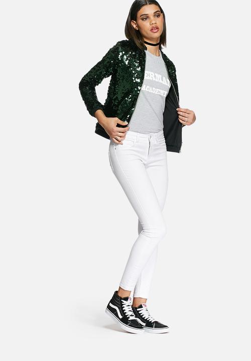 Daisy Street - Sequin bomber
