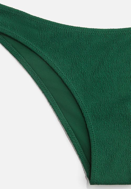 H&M - Cheeky bikini bottoms - dark green