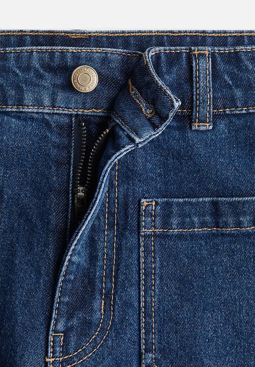 H&M - Denim shorts - denim blue 