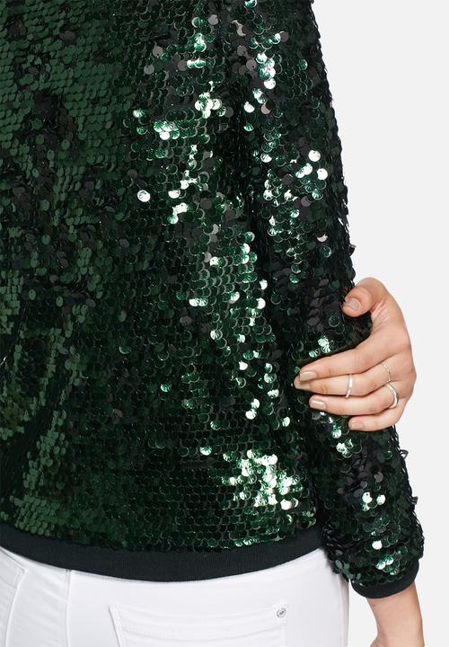 Daisy Street - Sequin bomber