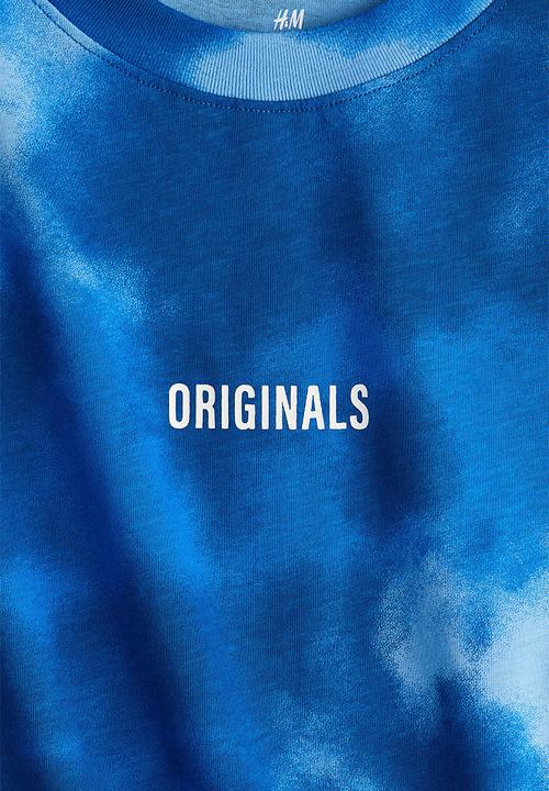 H&M - T-shirt - blue originals