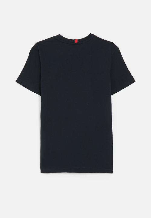 POLO - Boys cory crested ss tee - navy