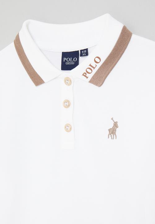 POLO - Girls ashleigh fashion golfer - white