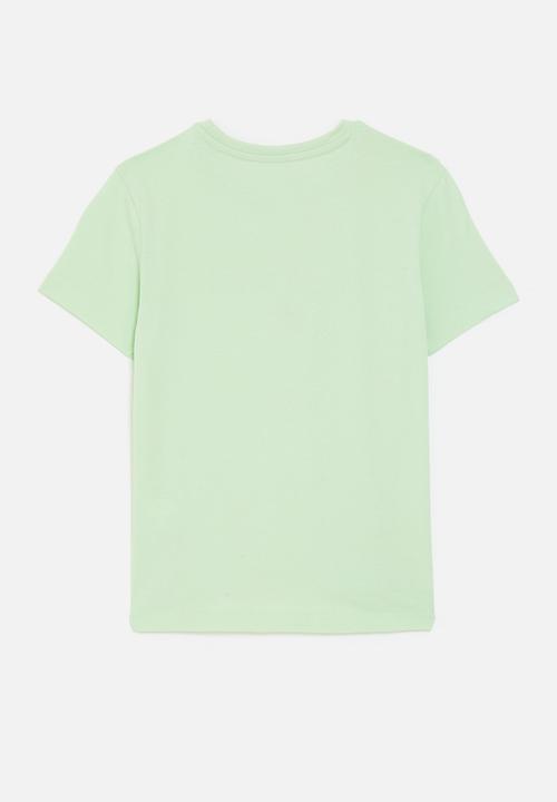POLO - Girls bianca ss printed tee - sea green