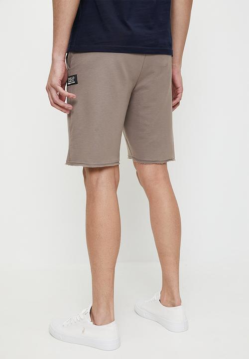 POLO - Dube pjc fleece short - taupe