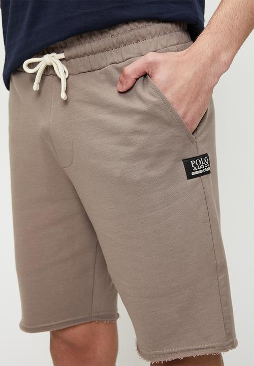 POLO - Dube pjc fleece short - taupe