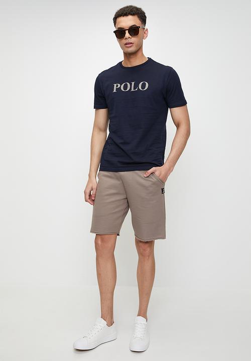 POLO - Dube pjc fleece short - taupe