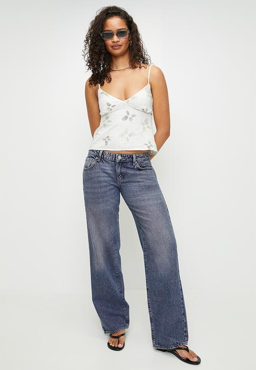 Cotton On - Low rise straight jean - lavendula haze