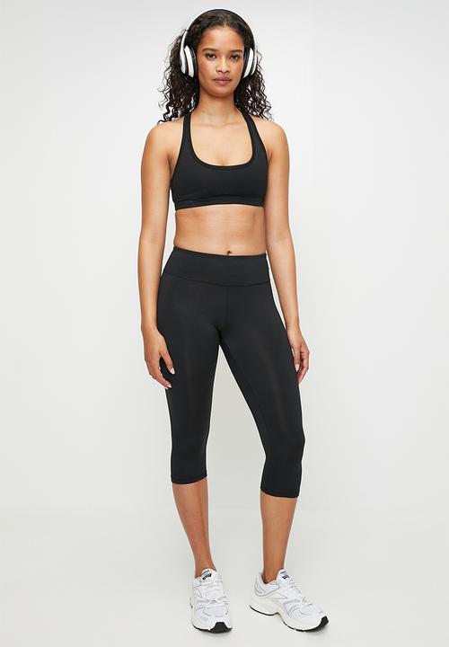 Reebok - Core Mid Rise Capri - Black