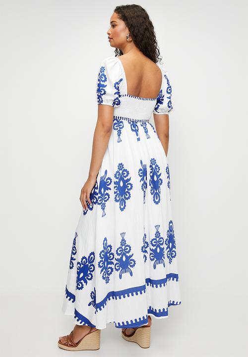 MILLA - Blue paisley maxi dress - Blue Print