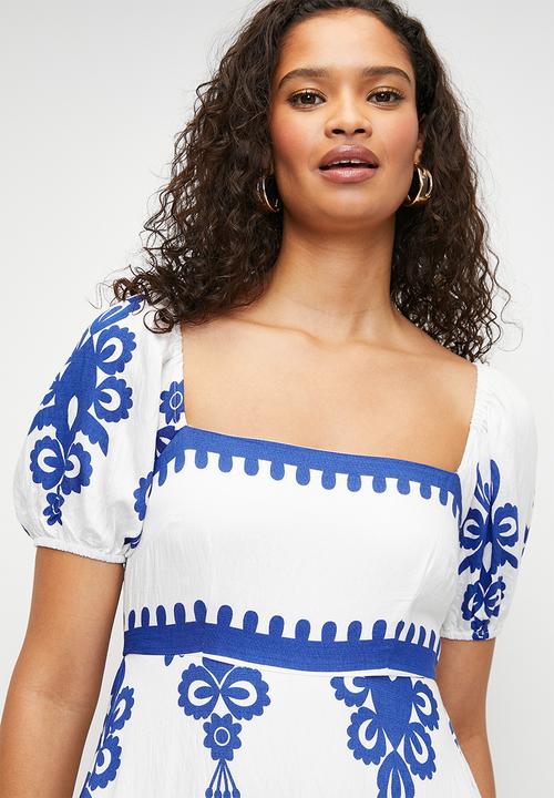 MILLA - Blue paisley maxi dress - Blue Print