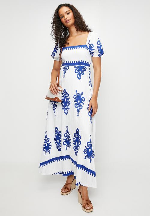 MILLA - Blue paisley maxi dress - Blue Print