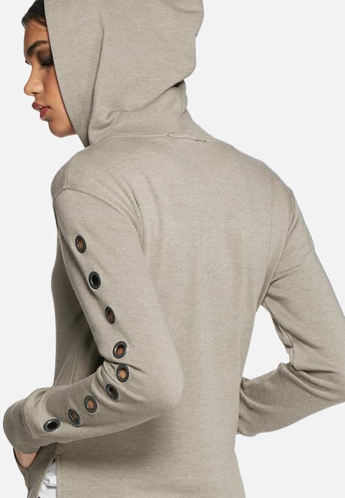 Daisy Street - Eyelet sleeve jacket