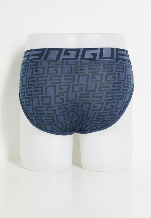 GUESS - Idol Brief Pack - G Quadrate Blue