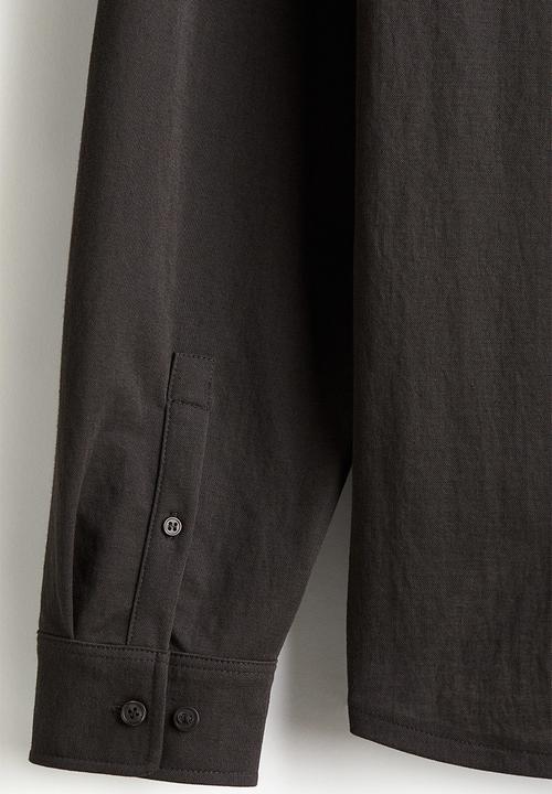 H&M - Loose fit shirt - dark brown