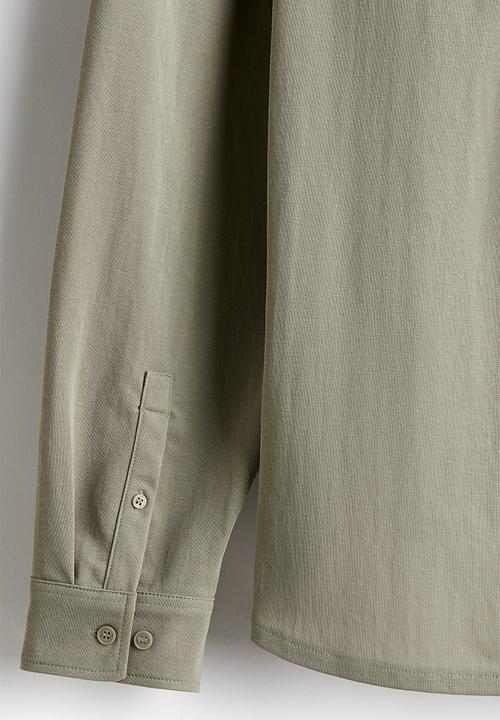 H&M - Loose fit shirt - sage green
