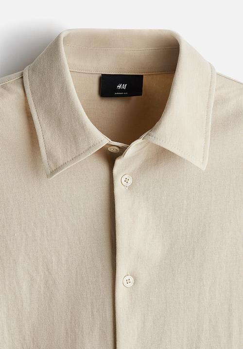 H&M - Loose fit shirt - beige