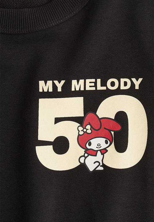 H&M - Printed t-shirt - dark grey my melody