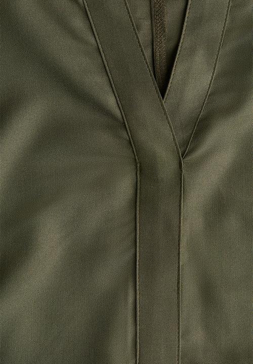 H&M - Viscose tunic dress - dark khaki green