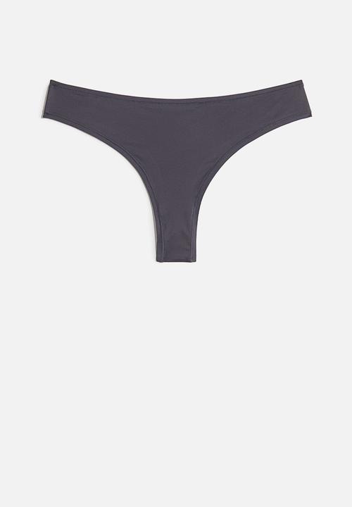 H&M - 3-Pack microfibre brazilian briefs - multi