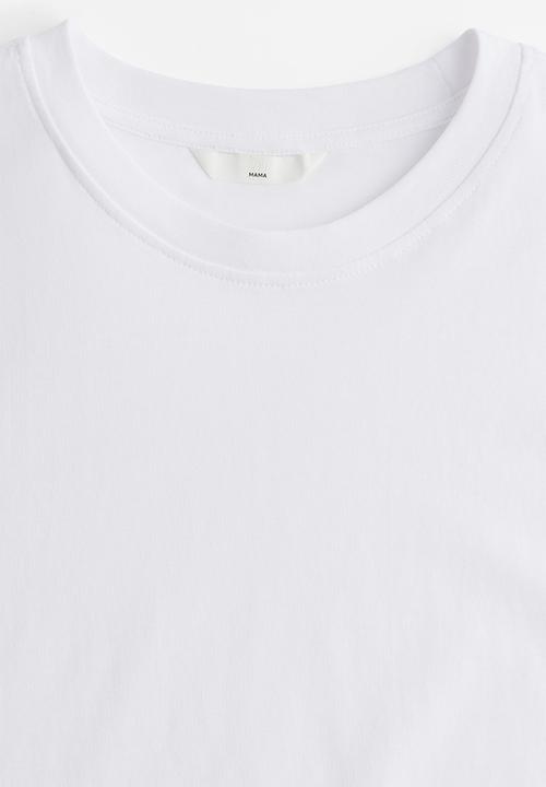 H&M - Mama loose-fit T-shirt - white