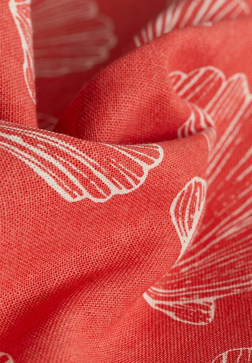 H&M - Patterned cushion cover - coral pink/patterned