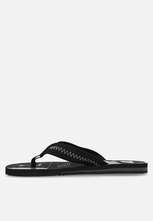 S.P.C.C - Orbit Flip Flops - Black