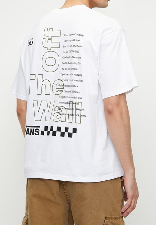 Vans - Posted short sleeve - white