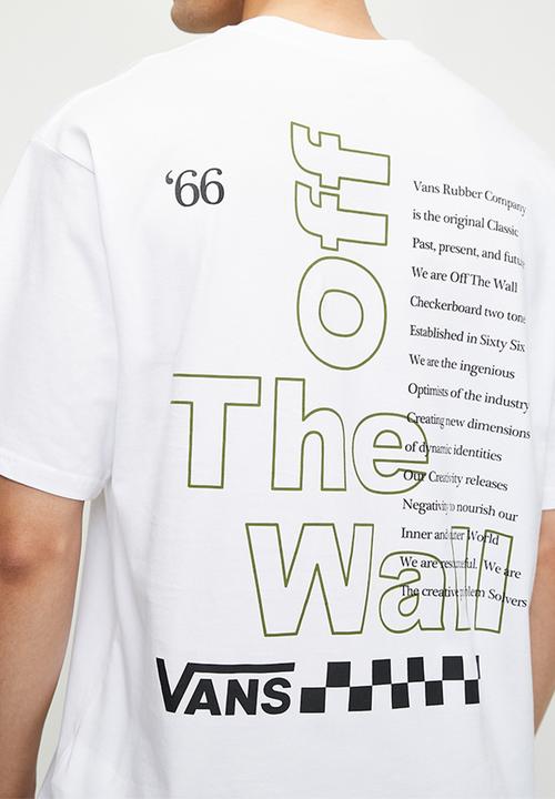 Vans - Posted short sleeve - white