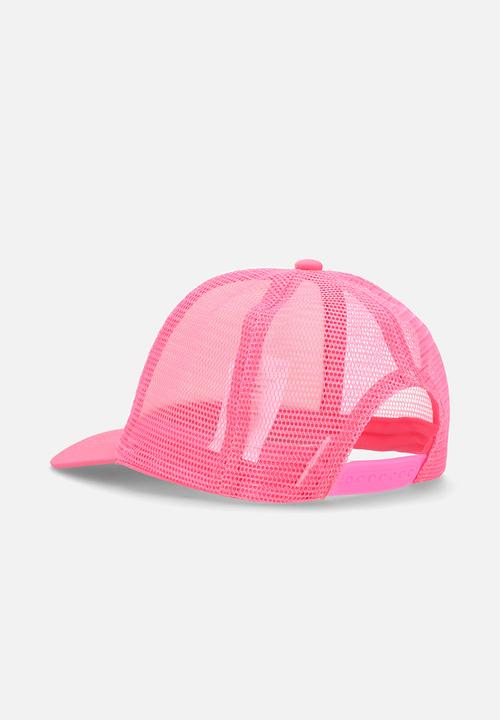 Pop Candy - Barbie trucker cap - honeysuckle pink/white