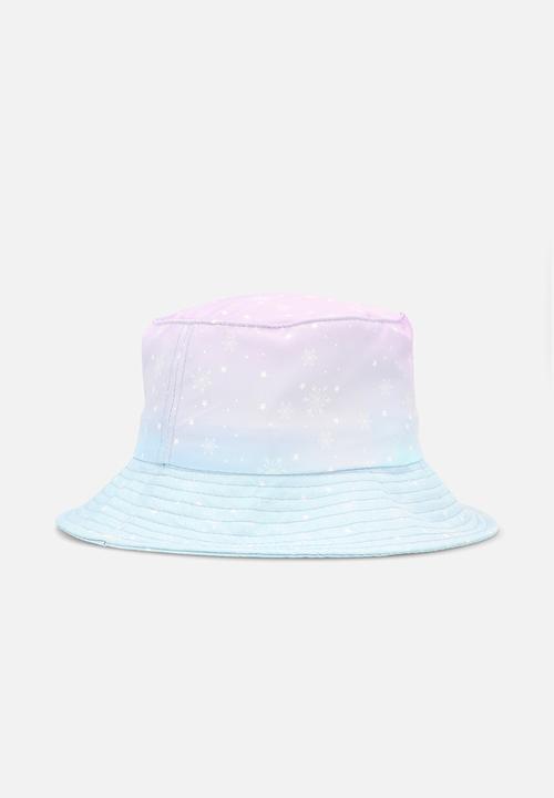 Pop Candy - Frozen Elsa bucket hat - blue gradient/think magic be magic