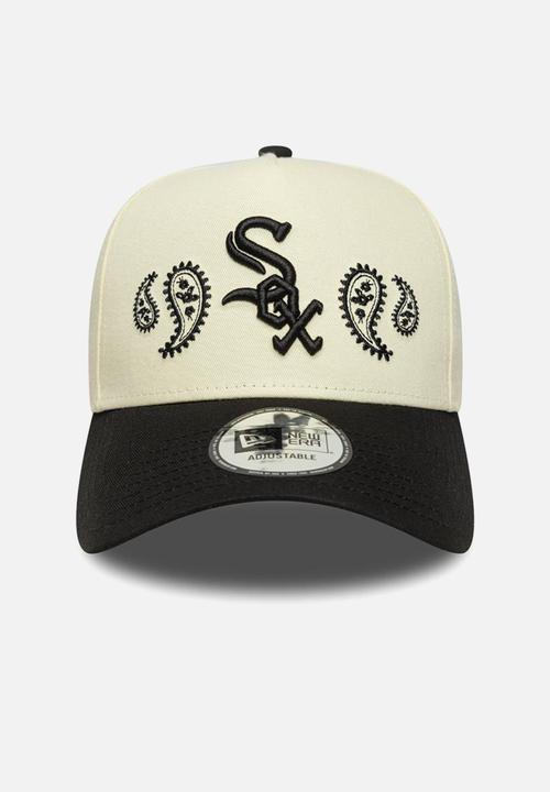 New Era - Paisley E-Frame Chicago White Sox Chwblk - Ecru/Black