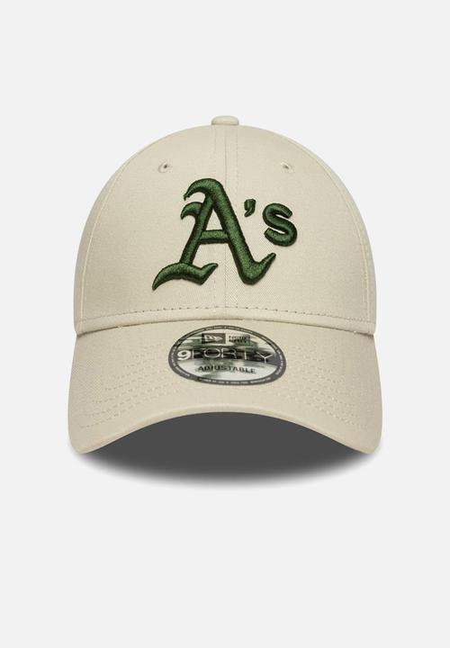 New Era - League Essential 9Forty® Oakland Athletics Stndkg - Ecru