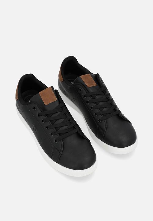 Pierre Cardin - Oliver 2 casual lace up - black tan