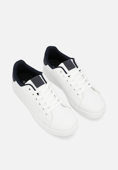 Pierre Cardin - Oliver 2 casual lace up - white & navy