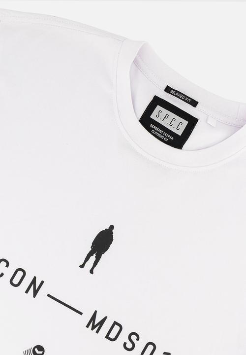 S.P.C.C - Recon Alloy Tee Relaxed Fit Signature Tee - Optical White