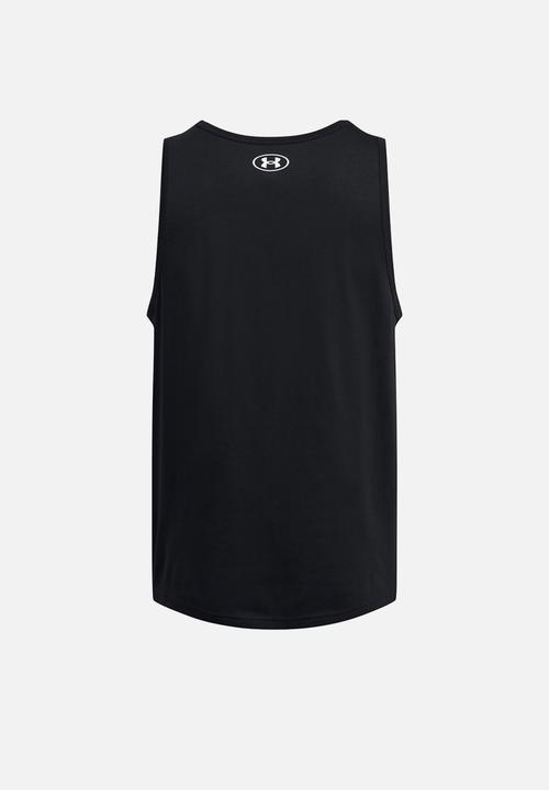 Under Armour - UA SPORTSTYLE LOGO TANK - Black & White
