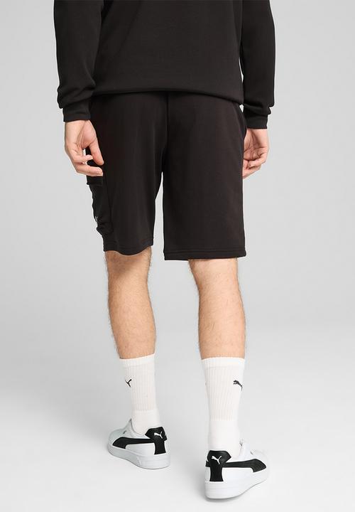 PUMA - ESS No. 1 Logo Cargo Shorts 10” TR - PUMA Black