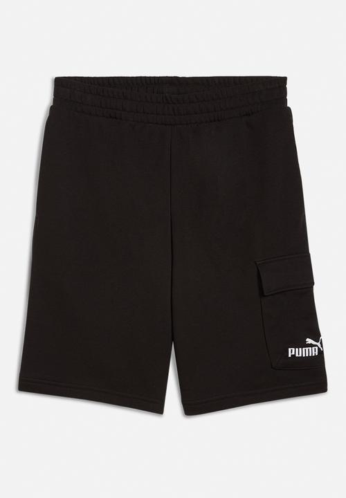 PUMA - ESS No. 1 Logo Cargo Shorts 10” TR - PUMA Black