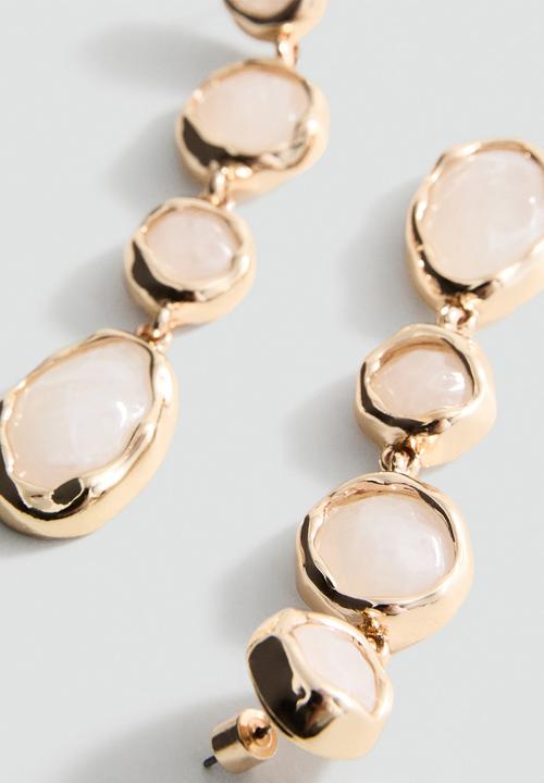 MANGO - Camelia earrings - gold