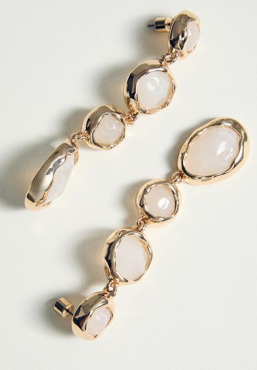 MANGO - Camelia earrings - gold