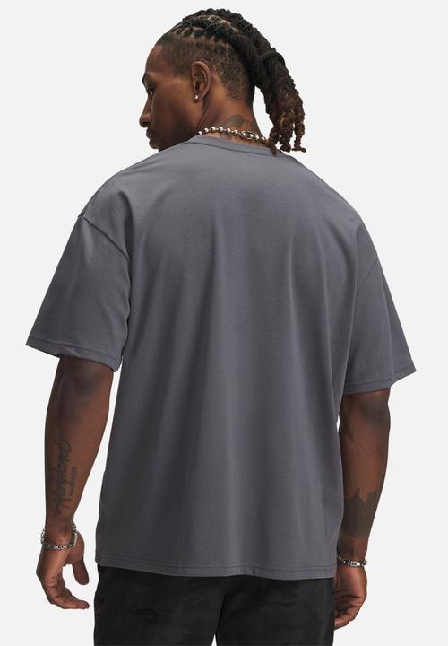 Under Armour - Ua hwt u logo short sleeve - castlerock & white