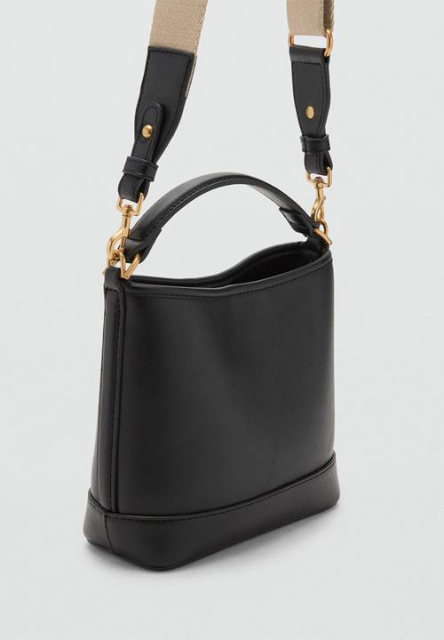 MANGO - Isoldo bucket bag - black