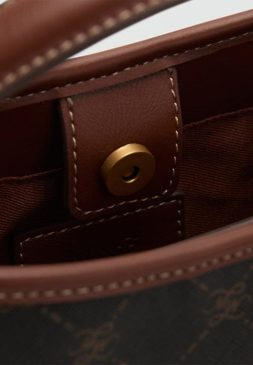 MANGO - Isoldo bucket bag-brown